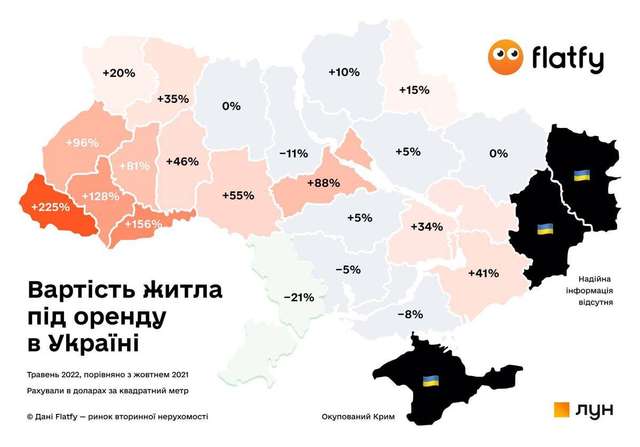 Наскільки в Україні зросла вартість оренди житла – інфографіка - фото 506020