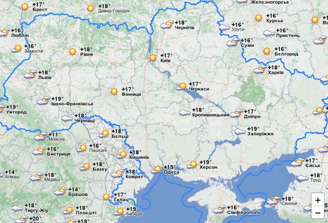 Погода в Україні 25 травня: тепло та сухо, місцями грози - фото 506029
