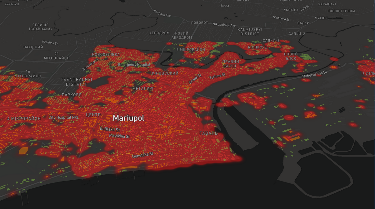 Українці створили мапу пошкоджених міст України - фото 1