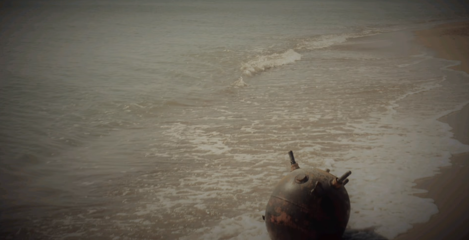 На Одещині штормом винесло на пляж ворожу міну - фото 1