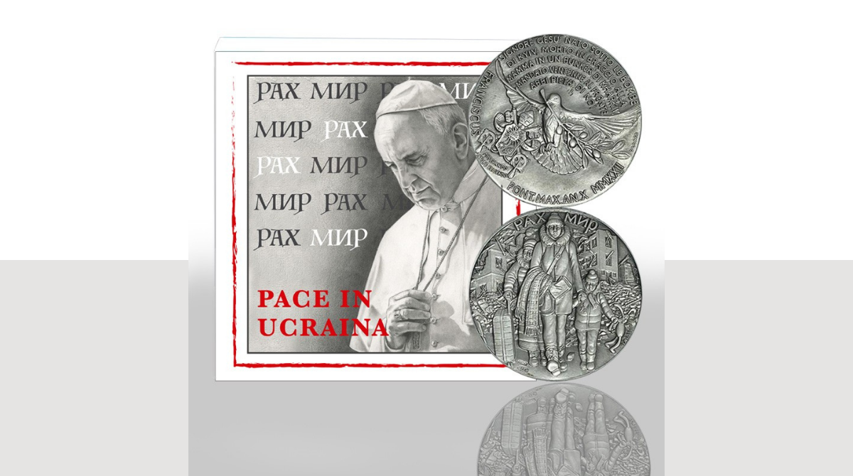 Ватикан випустив срібну монету, яку присвятив Україні - фото 1