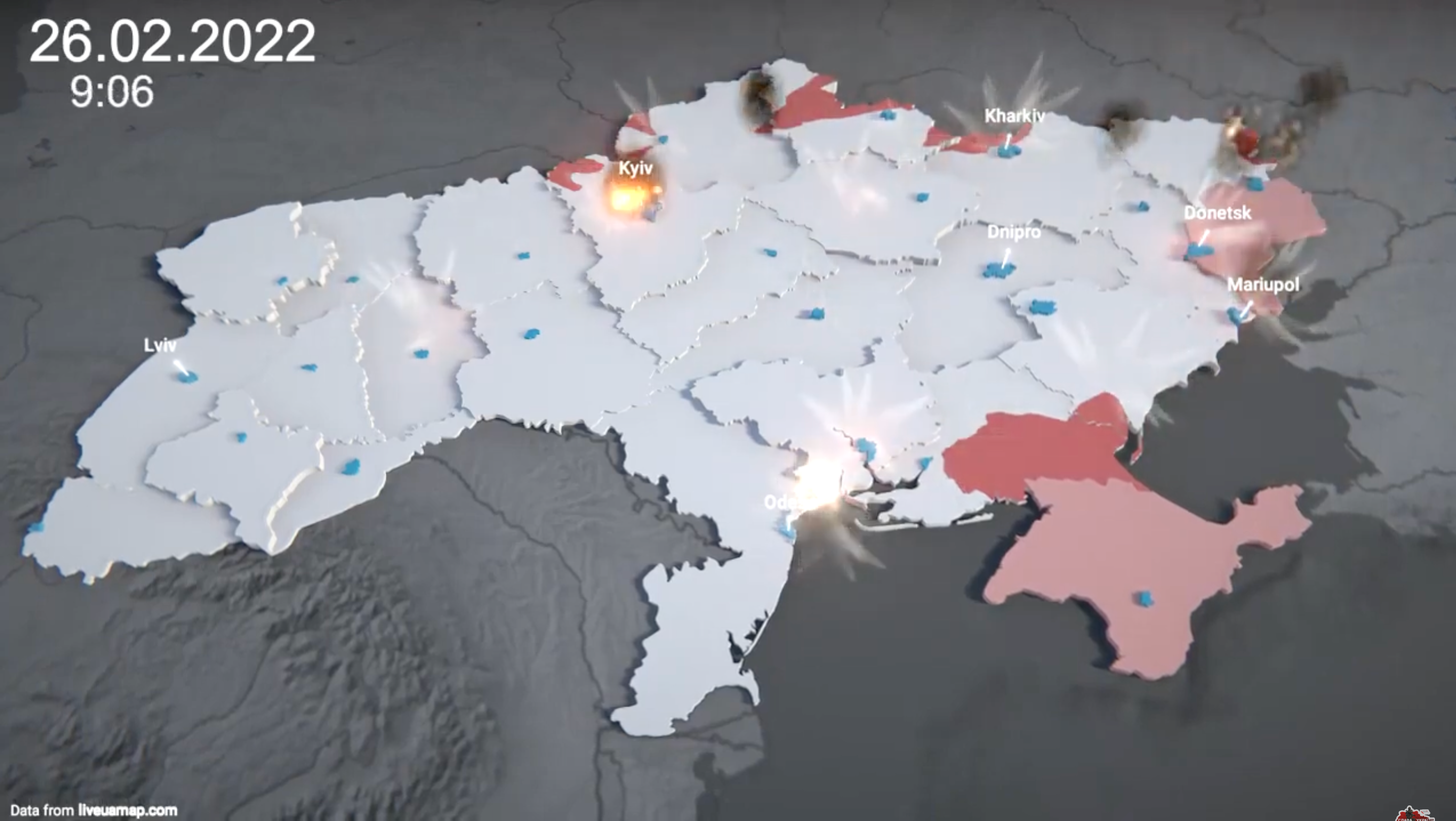 У мережі показали усі ракетні удари за понад три місяці війни: потужна відеоінфографіка