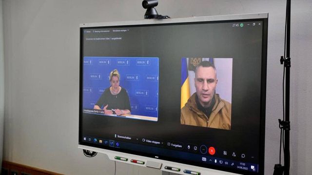 Мер Берліна спілкувалась з Віталієм Кличком: але він виявився несправжнім - фото 508240