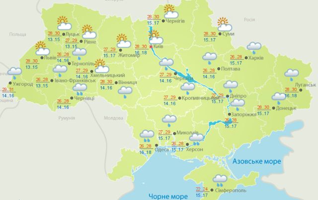 Посилення спеки та грози: погода в Україні 26 червня - фото 508286