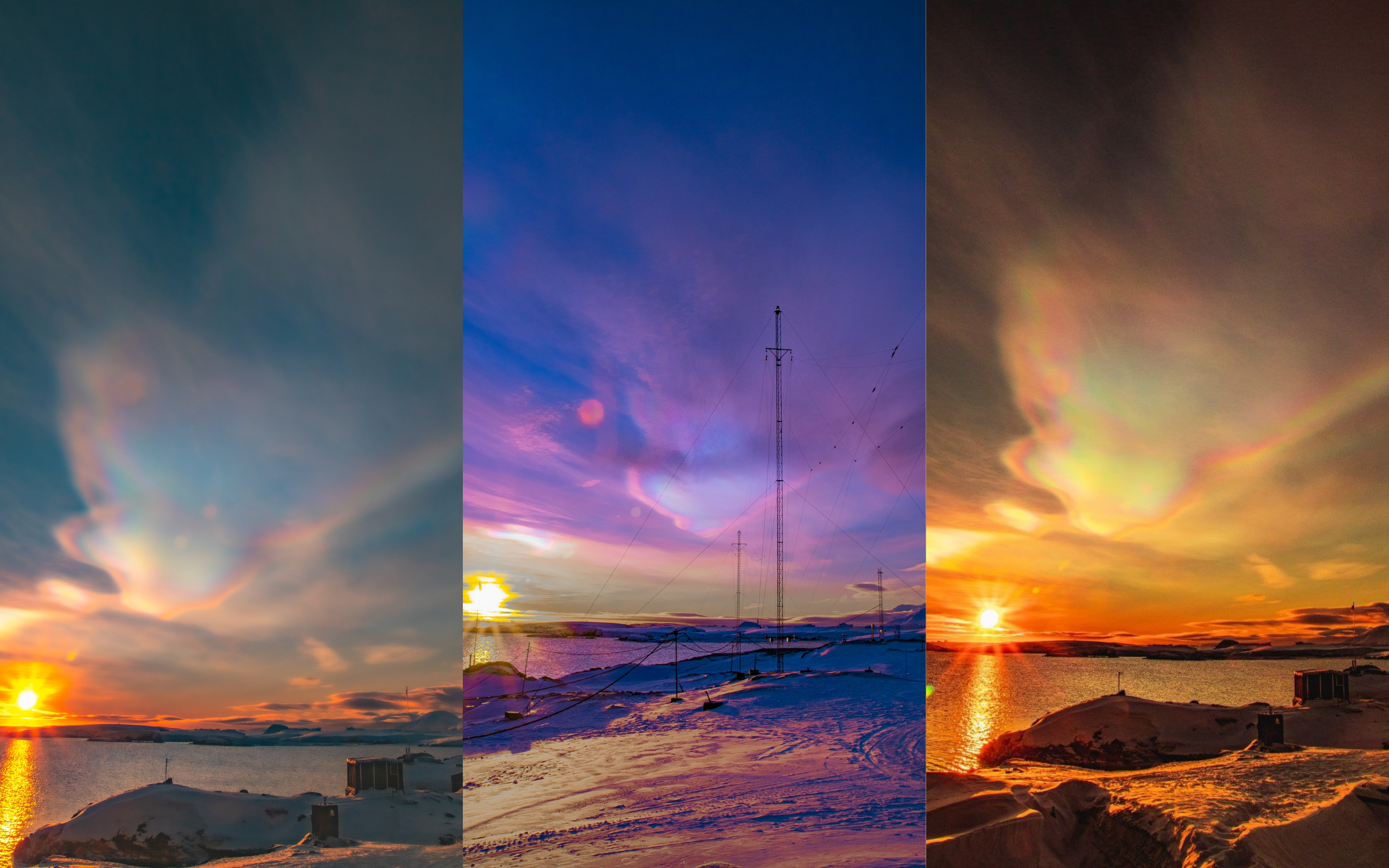 Українські полярники показали унікальне явище над Антарктикою – фото