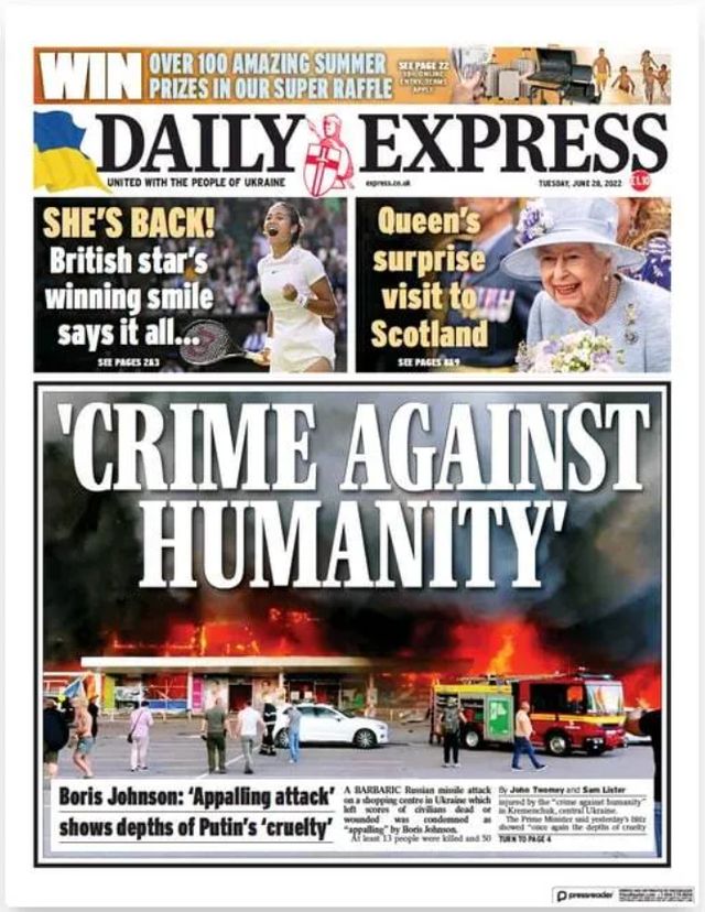 Обстріл ТРЦ у Кременчуці: як на теракт відреагували світові видання - фото 508454