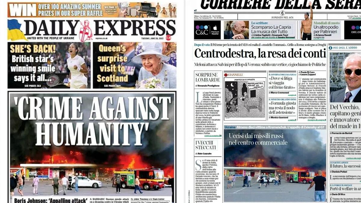 Обстріл ТРЦ у Кременчуці: як на теракт відреагували світові видання