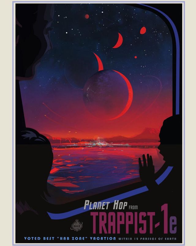 NASA показало 7 туристичних постерів з панорамами планет - фото 509009