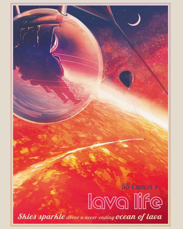 NASA показало 7 туристичних постерів з панорамами планет - фото 509011