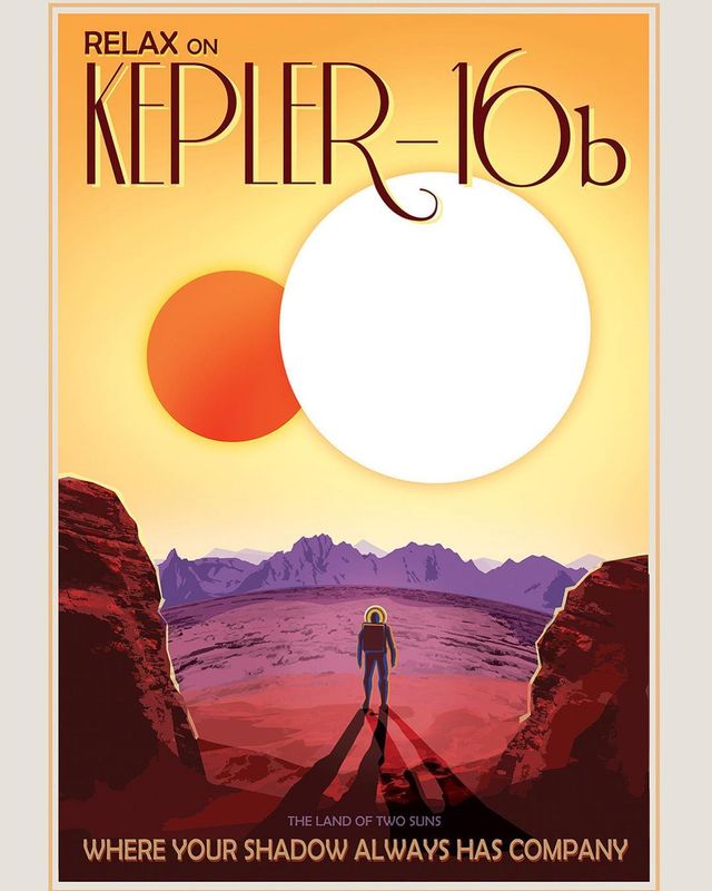 NASA показало 7 туристичних постерів з панорамами планет - фото 509012