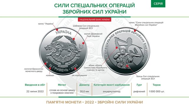 Нацбанк представив пам'ятну монету 'Сили спеціальних операцій' - фото 510039