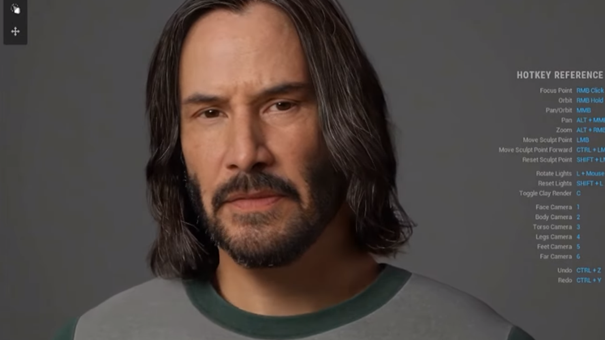 Ентузіасти створили найреалістичнішу цифрову копію Кіану Рівза