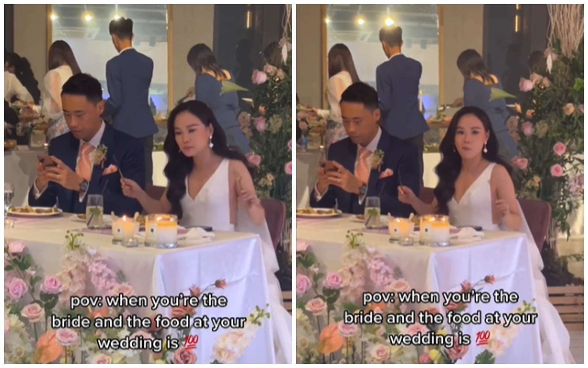 Коли їжа дуже смачна: кумедне відео з нареченою підкорило мережу