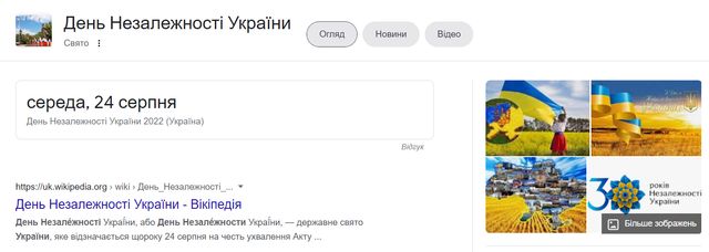 Google випустив дудл до Дня Незалежності України: що на ньому зображено - фото 511962