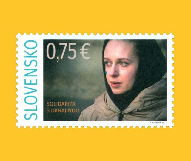 Словаччина випустила марку на підтримку України - фото 512790