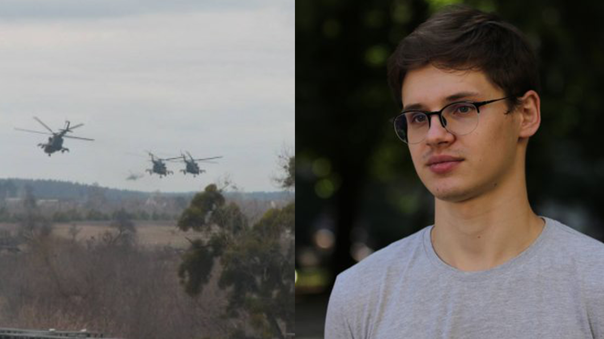 Бачив, як висаджувався ворожий десант: хлопець з Бородянки розповів про початок 24 лютого