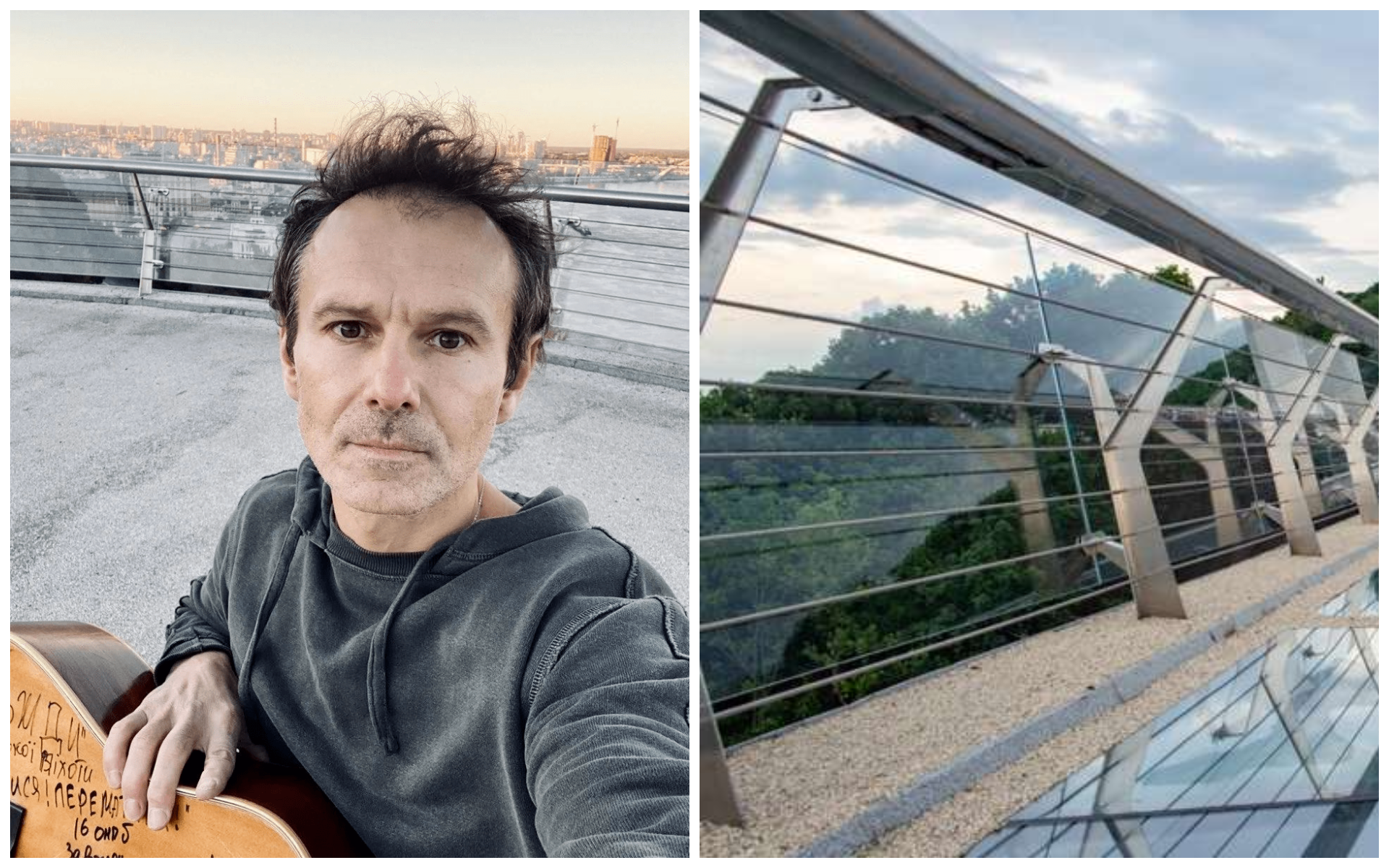 На мосту, що вистояв: Вакарчук провів особливий виступ у Києві – відео