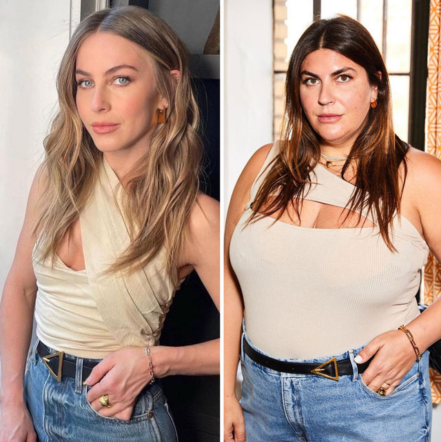 Стиль не лише для худих: блогерка повторює образи зірок на 'не ідеальній' фігурі – фото - фото 516391