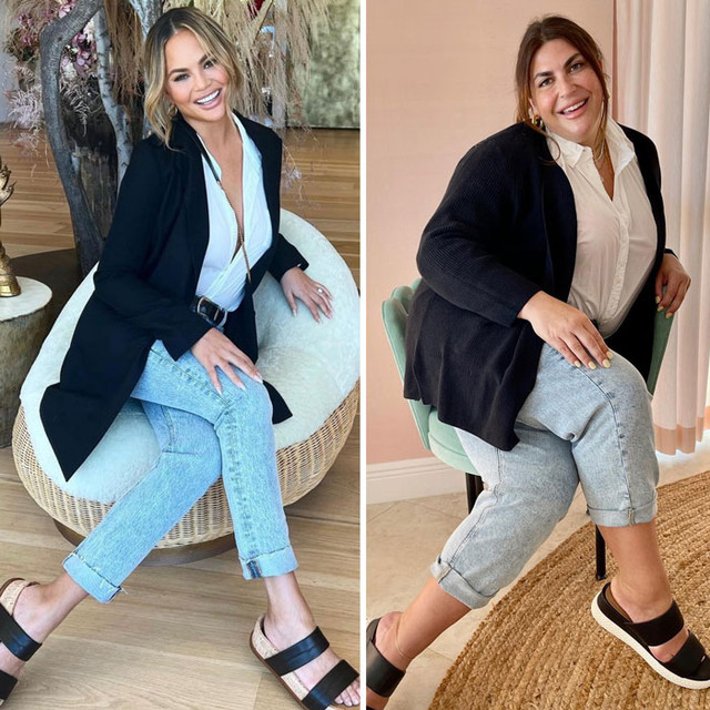 Стиль не лише для худих: блогерка повторює образи зірок на 'не ідеальній' фігурі – фото - фото 516393