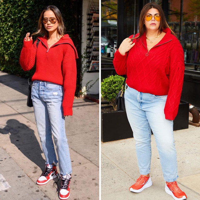 Стиль не лише для худих: блогерка повторює образи зірок на 'не ідеальній' фігурі – фото - фото 516404