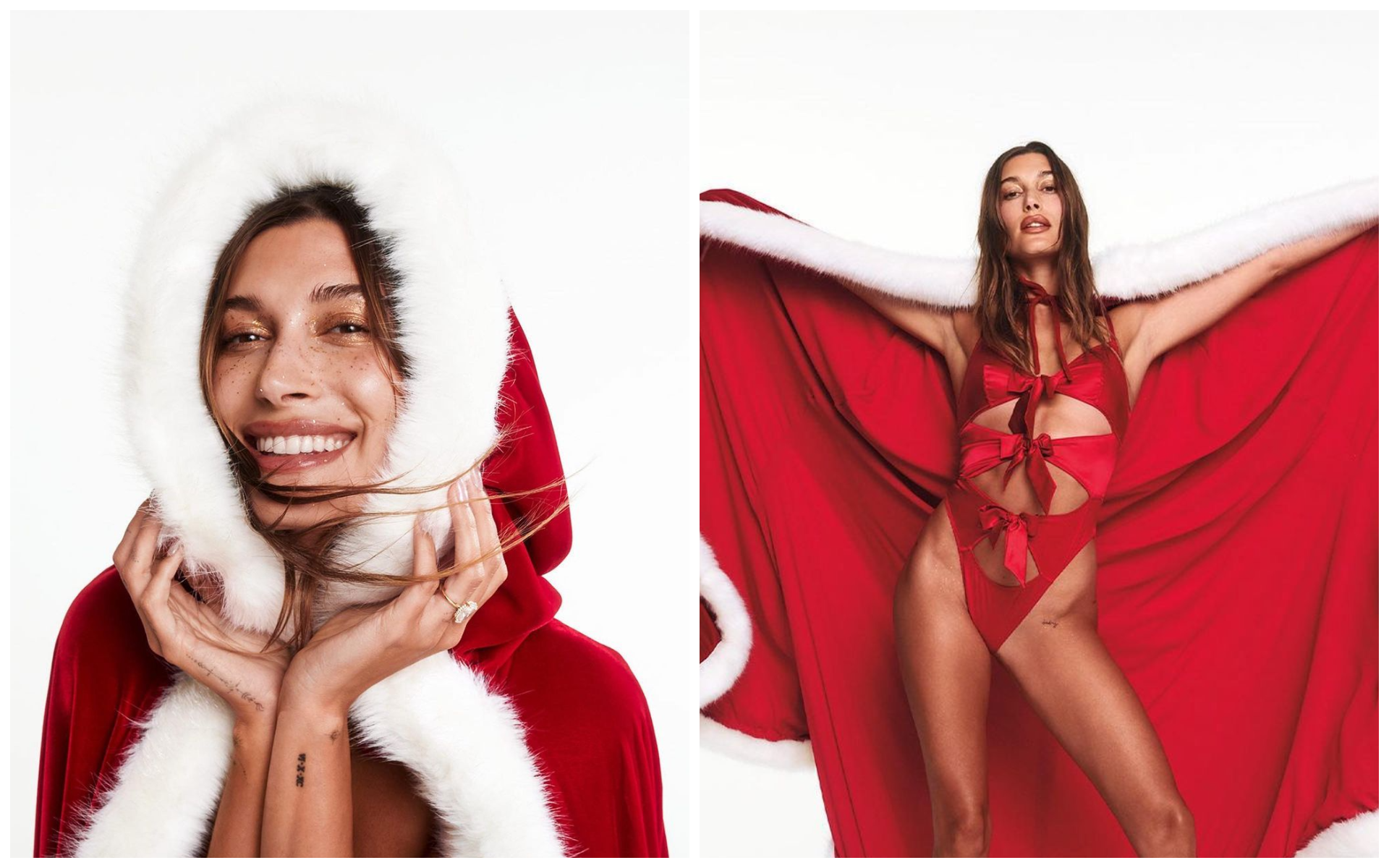 Гейлі Бібер блиснула фігурою у різдвяній рекламі для Victoria's Secret – 18+