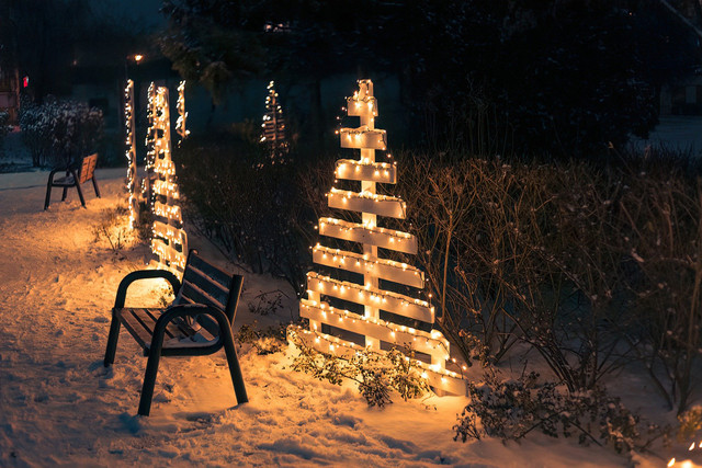 Яскраві ялинки, зроблені своїми руками - фото 517008