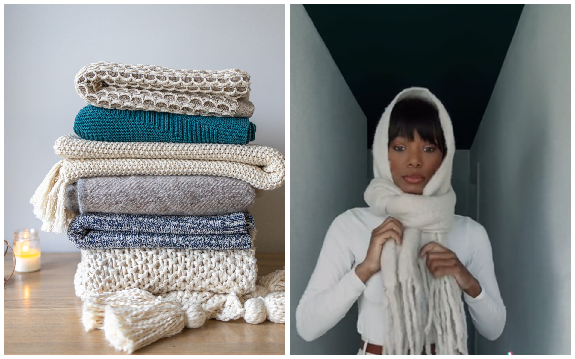 Як стильно і тепло носити шарф взимку: лайфхак від блогерки підкорює TikTok