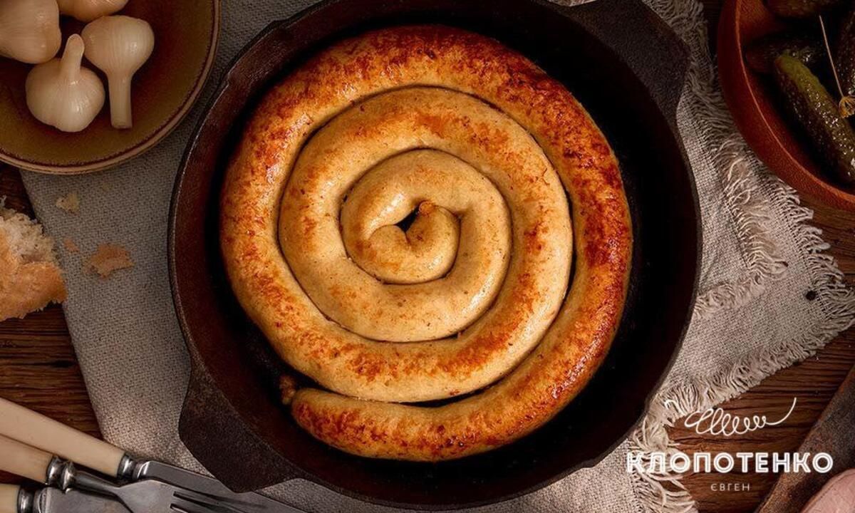 Традиційна українська страва ковбаса з драчкою – рецепт від Клопотенка