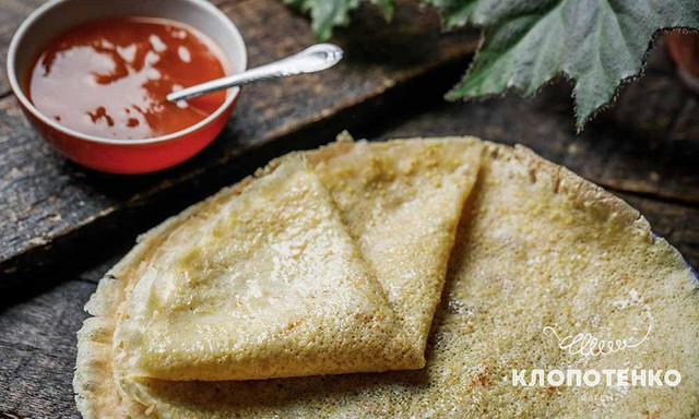 Млинці з пшона – Клопотенко показав автентичний рецепт з центра України - фото 520049