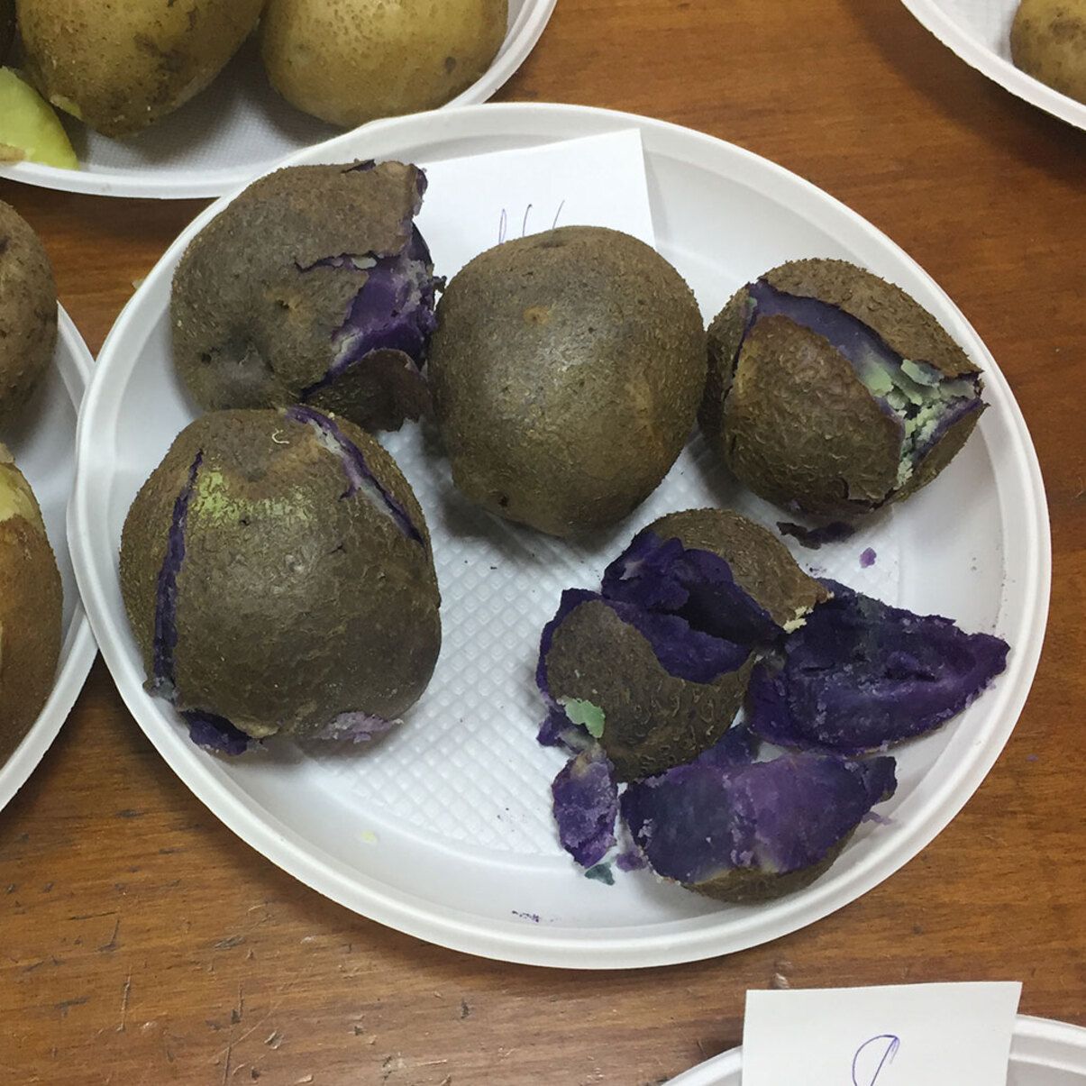 Так, це фіолетова українська картопля. Тепер ви бачили все