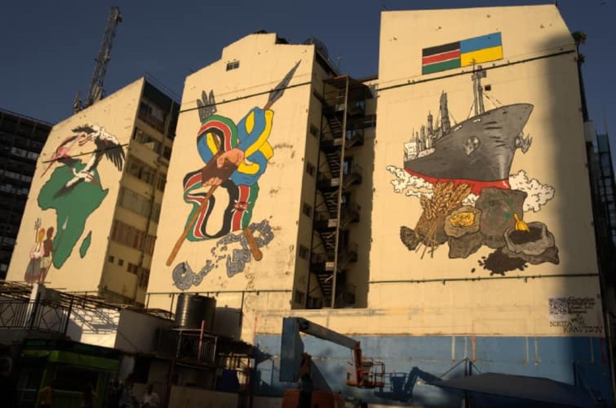 У Кенії з'явився український мурал "Зерна культури"