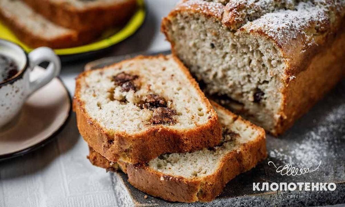 Банановий кекс з шоколадом - фото 1