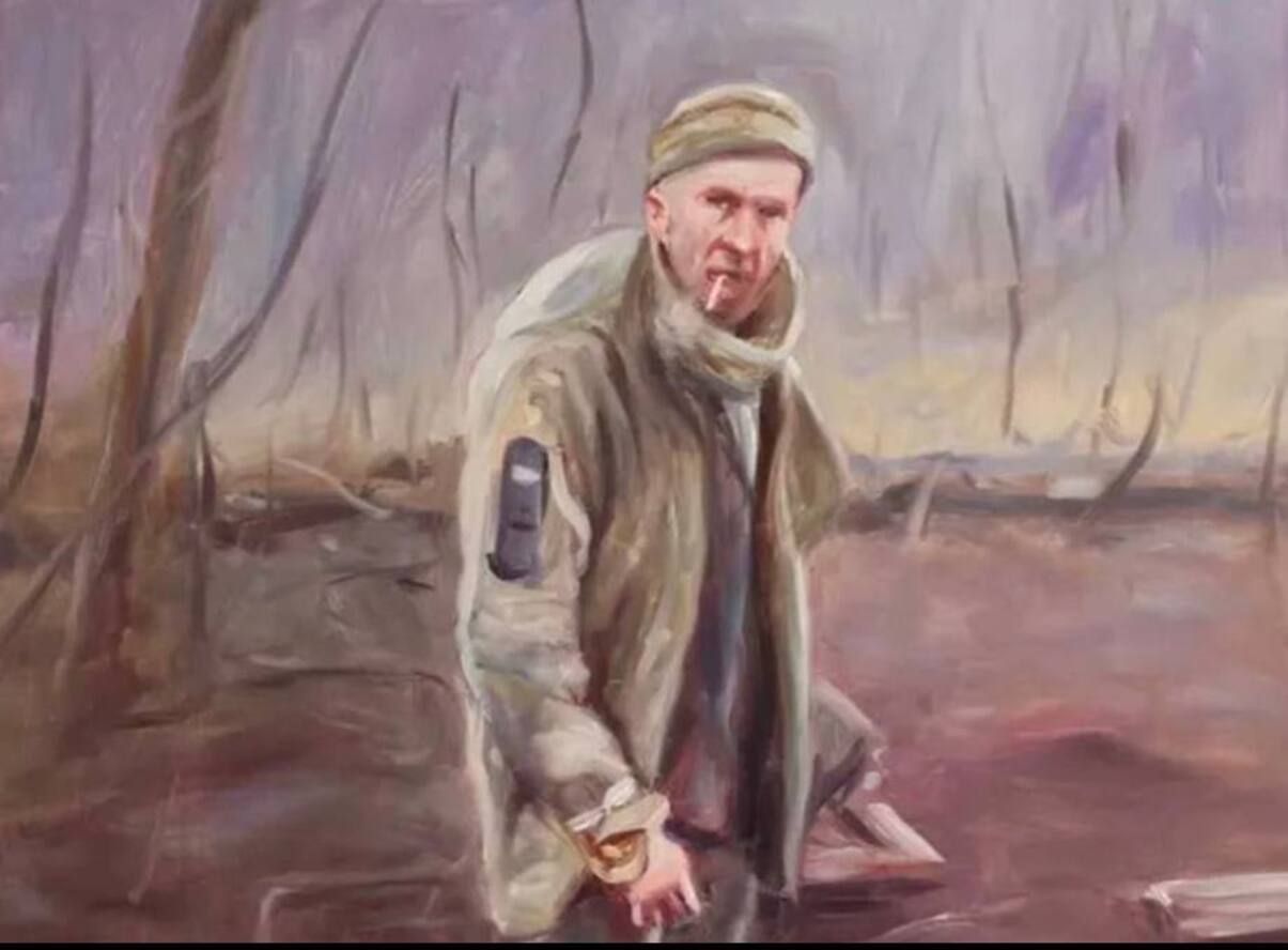 У Рівному з'явився мурал, присвячений українському захисникові, якого розстріляли окупанти