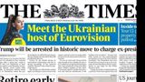 Юлія Саніна з'явилась на першій сторінці британського видання The Times