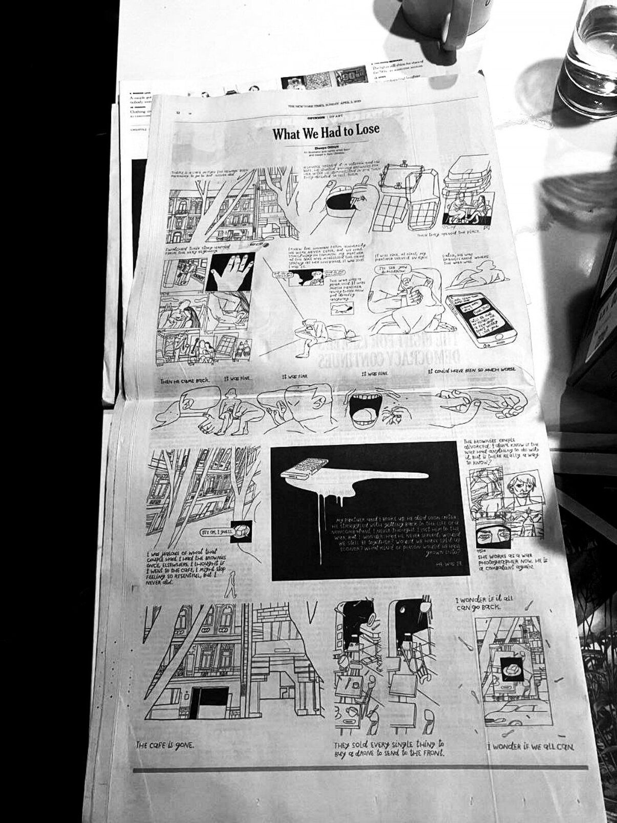 Що нам довелося втратити: The Times опублікував комікс української ілюстраторки