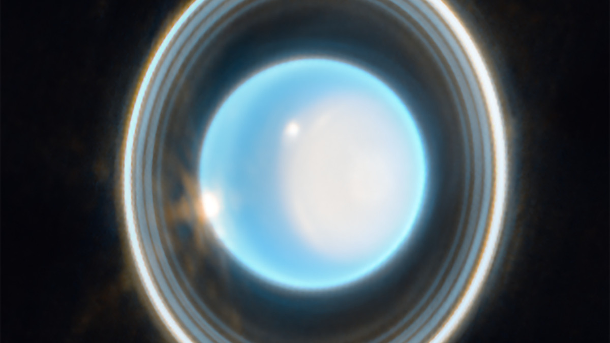 Телескоп Джеймс Вебб зробив нове фото Урану - фото 1