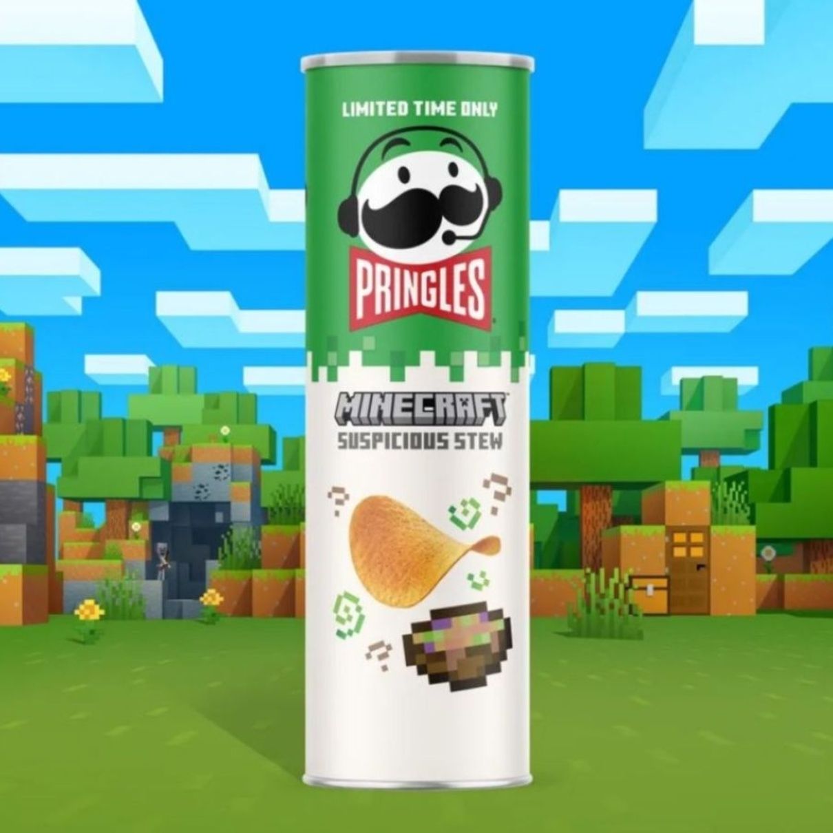 Чипси Pringles представили колаборацію з грою Minecraft