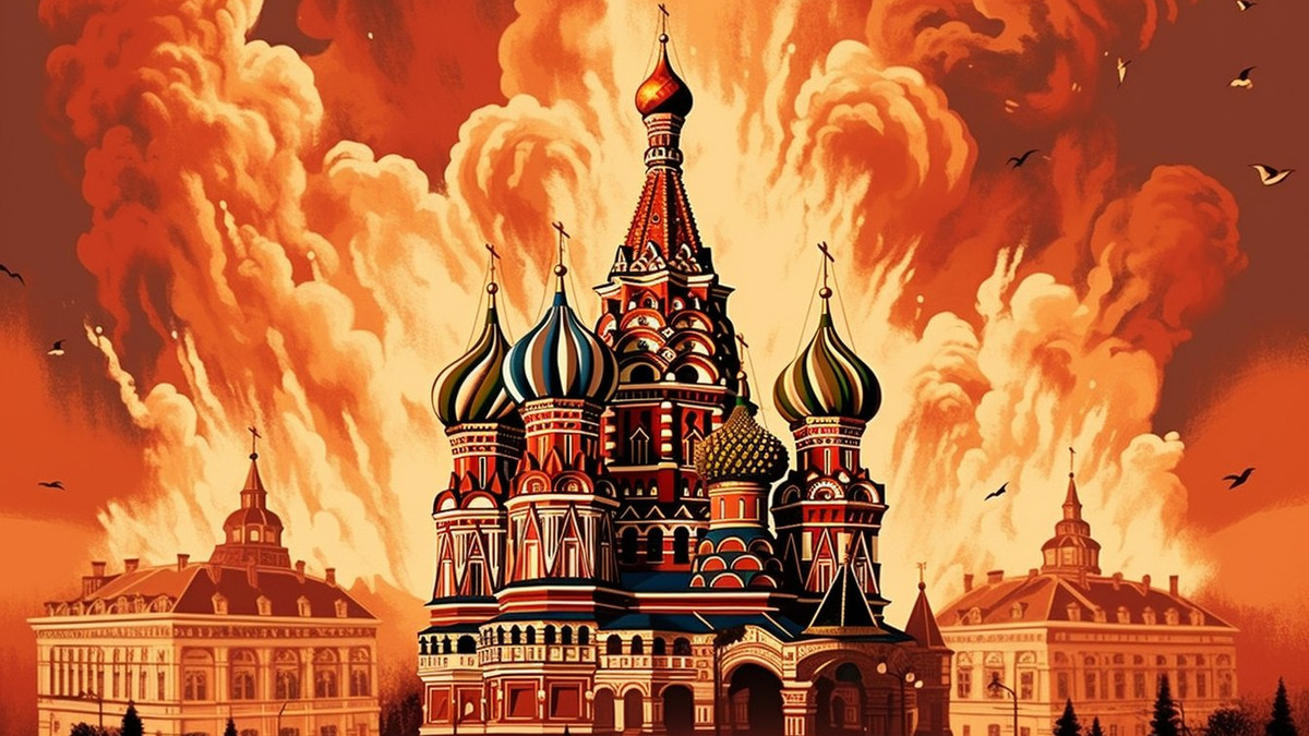 "The Kremlin is Burning" by Shepard Fairey - фото 1