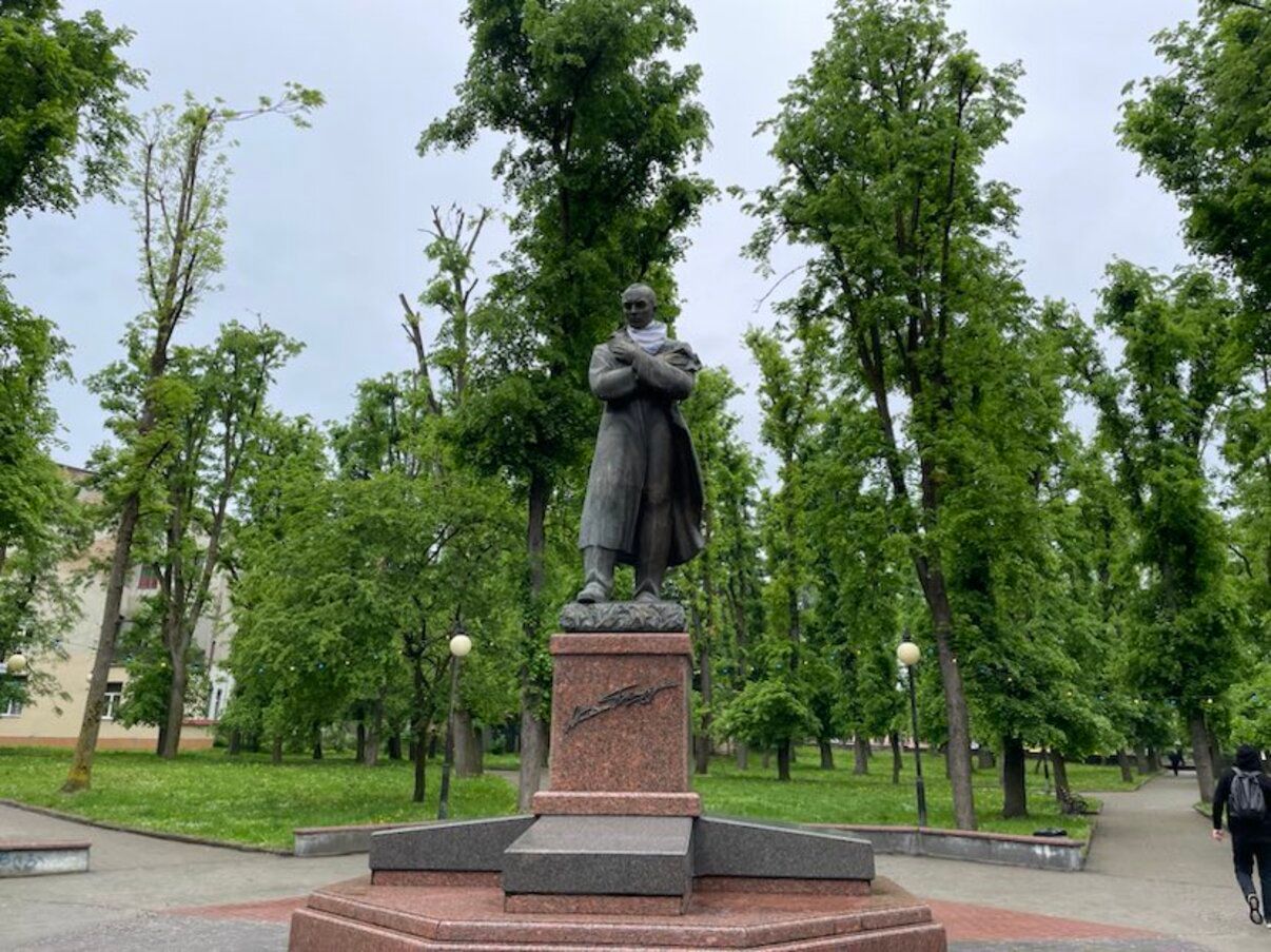 Бандера і Шевченко у вишитих аксесуарах: Дрогобич підготувався до Дня вишиванки