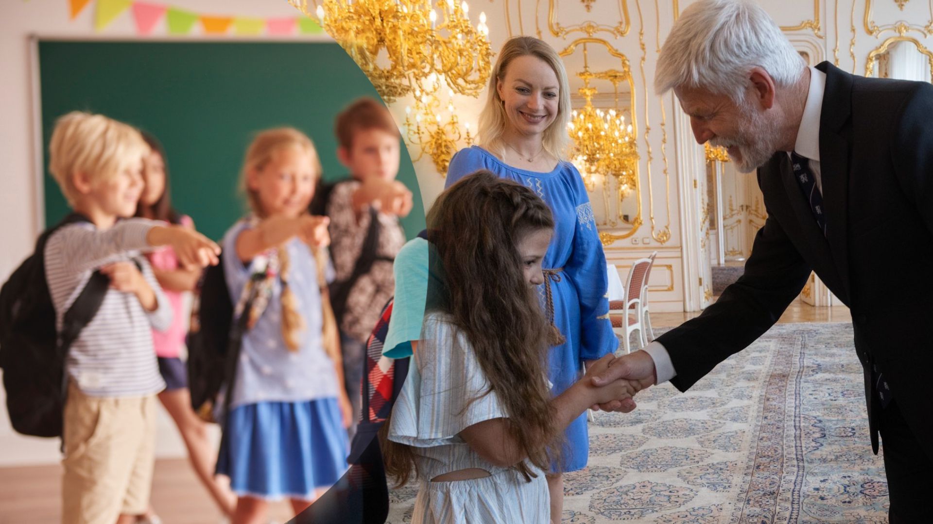 Петр Павел зустрівся з маленькою українкою, яку ображали однокласники у Чехії