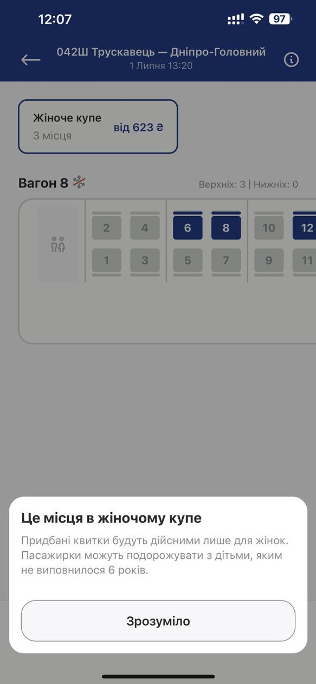 Подорожувати буде безпечніше: в Укрзалізниці з'явилися жіночі купе - фото 526239