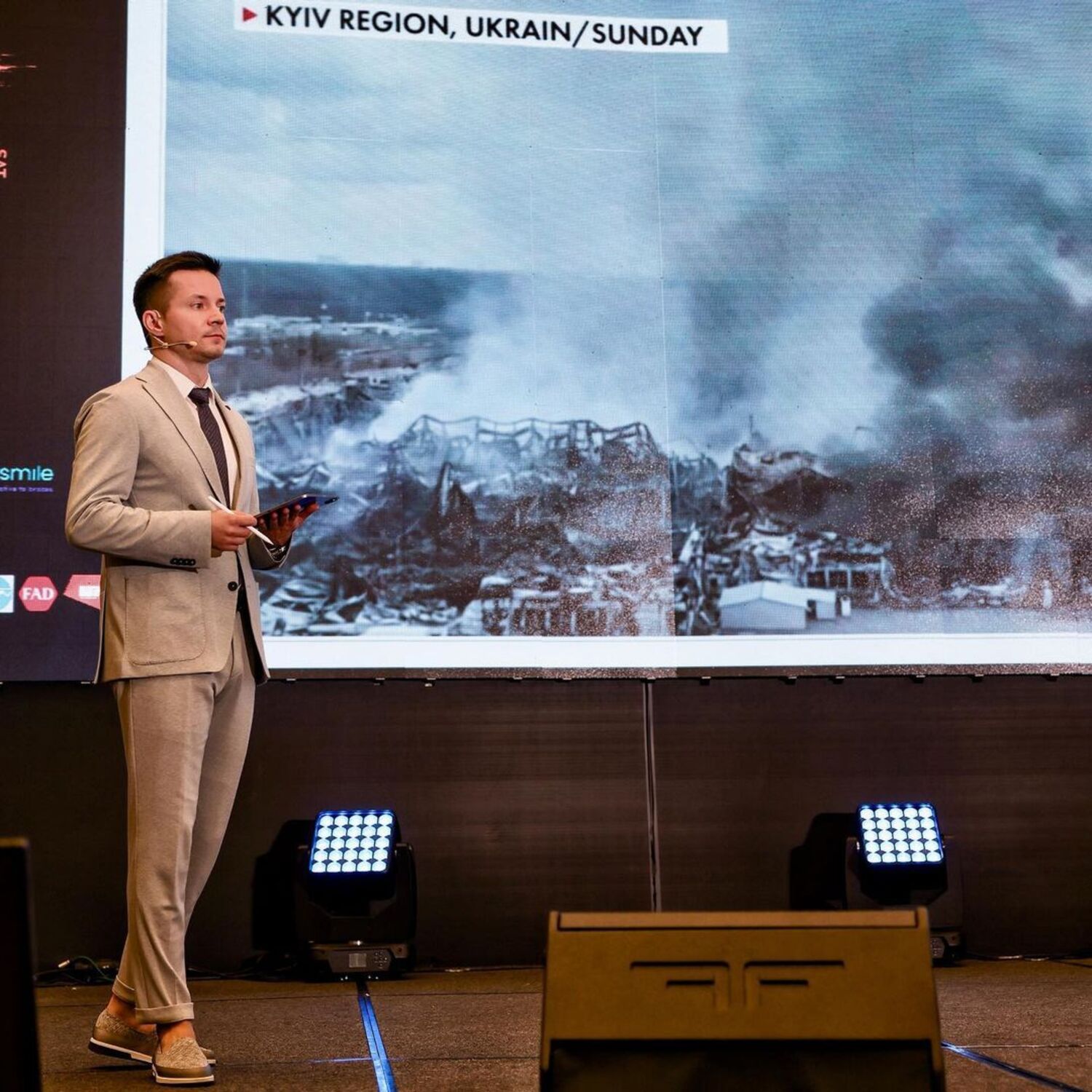 Український медик нагадує світу про війну – на міжнародному конгресі показав фото Київщини - фото 1