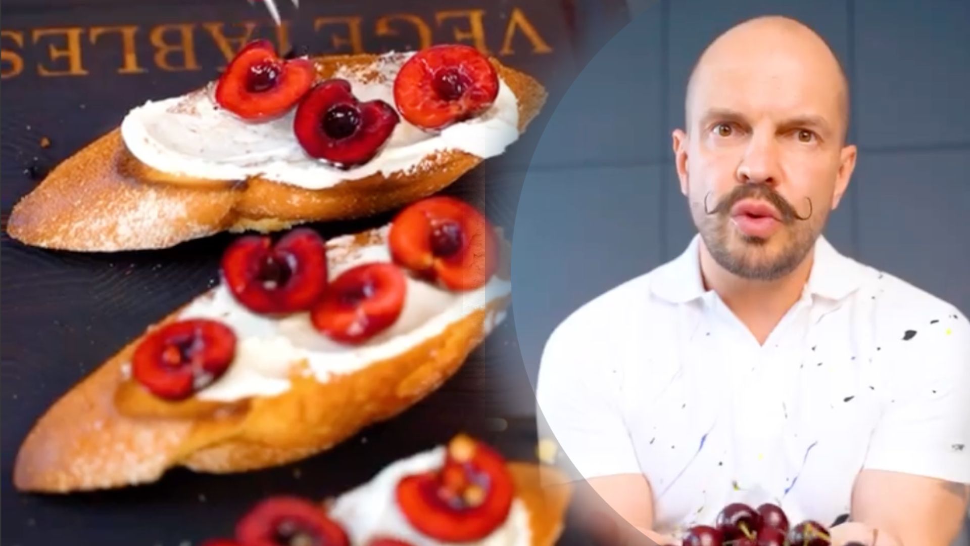 Сендвіч з маринованою черешнею: Ярославський потішив несподіваним рецептом