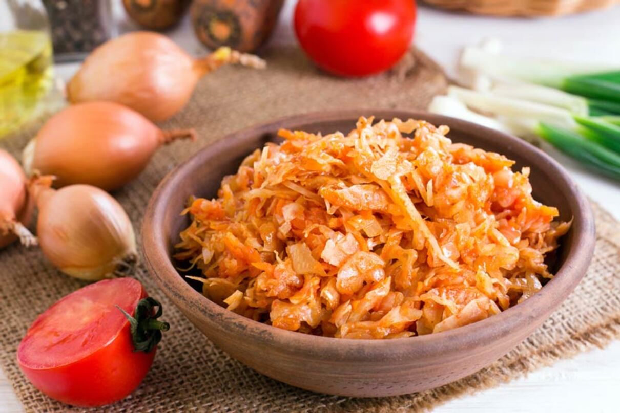 Тушеная Капуста И Чеснок