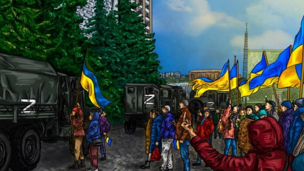 Художниця з Бердянська показала комікс про життя в окупованому місті