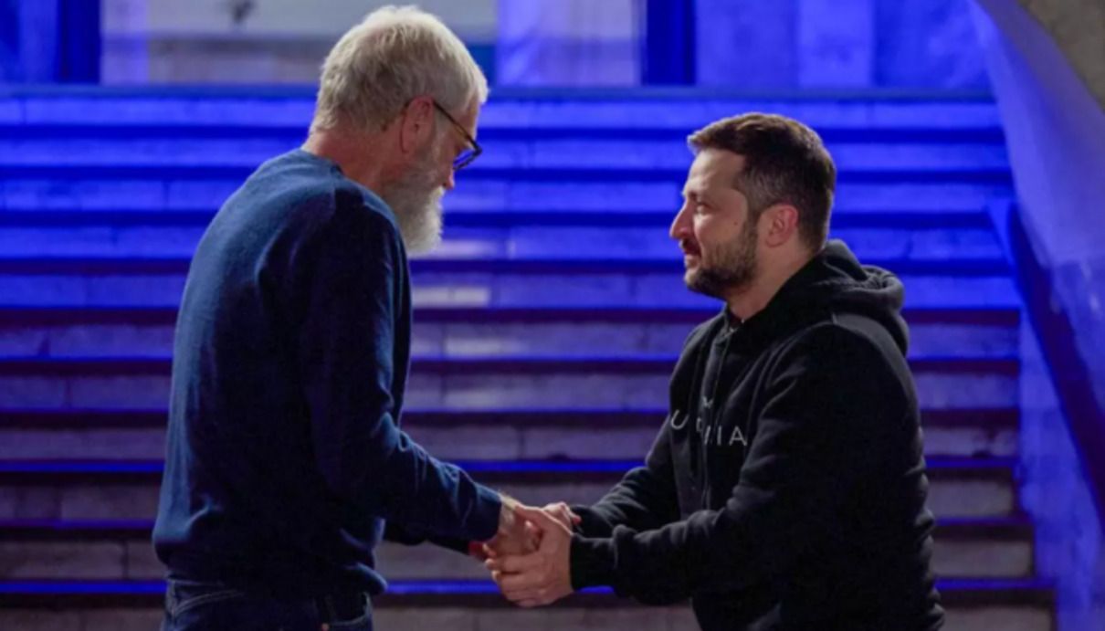 Інтерв’ю Зеленського в шоу Леттермана номінували на премію "Еммі-2023"