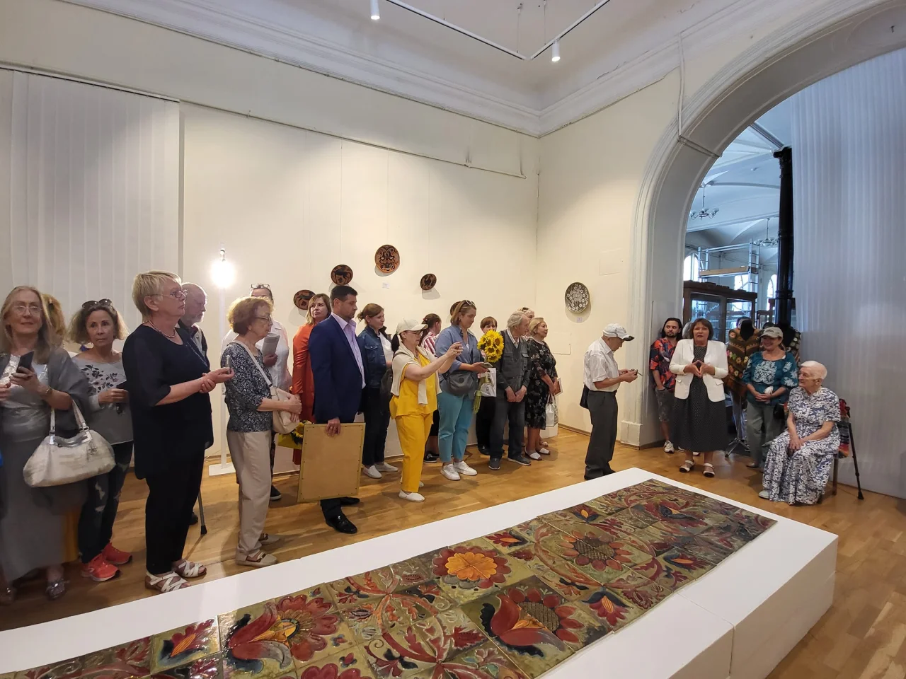 Авторка панно на станції метро “Хрещатик” відсвяткувала 100-річчя на виставці її робіт