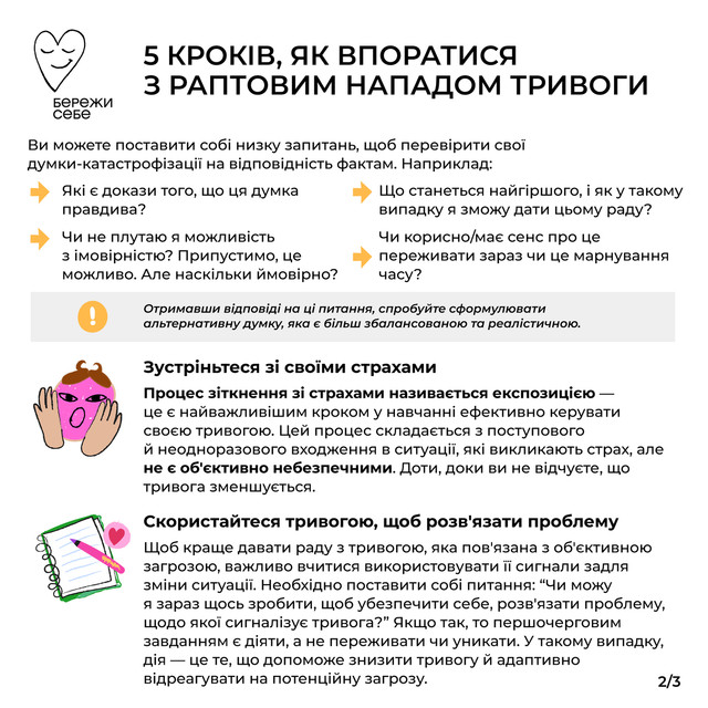 Ось 5 кроків, як впоратися з раптовим нападом тривоги - фото 528675