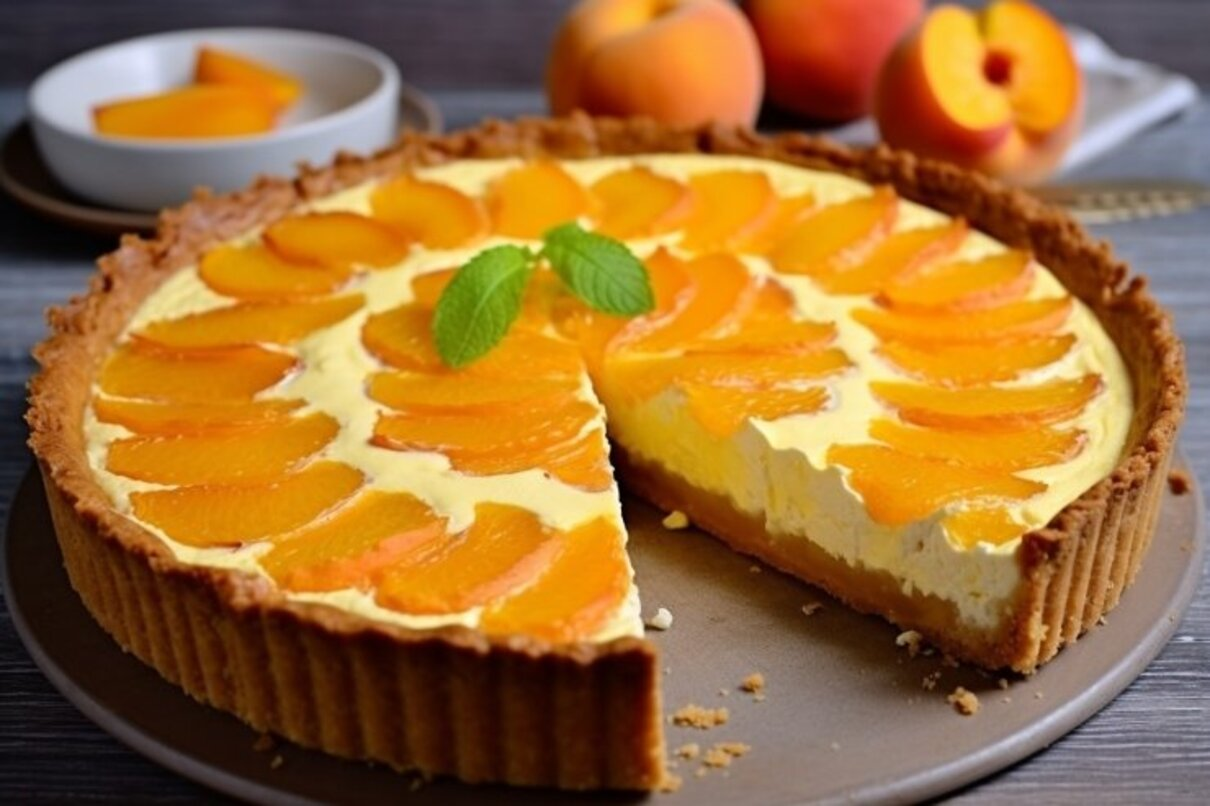 Рецепт абрикосового пирога із сирним тістом від Лізи Глінської