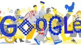 Google привітав Україну з Днем Незалежності новим дудлом (Фото)
